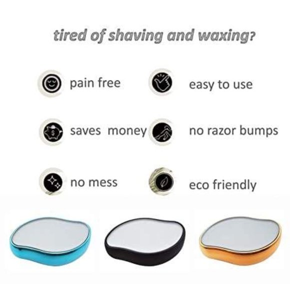 Painless Exfoliation Crystal Hair Shaver Magic Hair Remover for Arms Leg Back - Picture 9 of 12